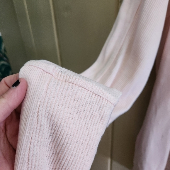 Womens waffle shirt - Picture 4 of 8